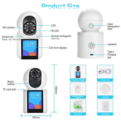 Camara Vigilante 360° WiFi HD